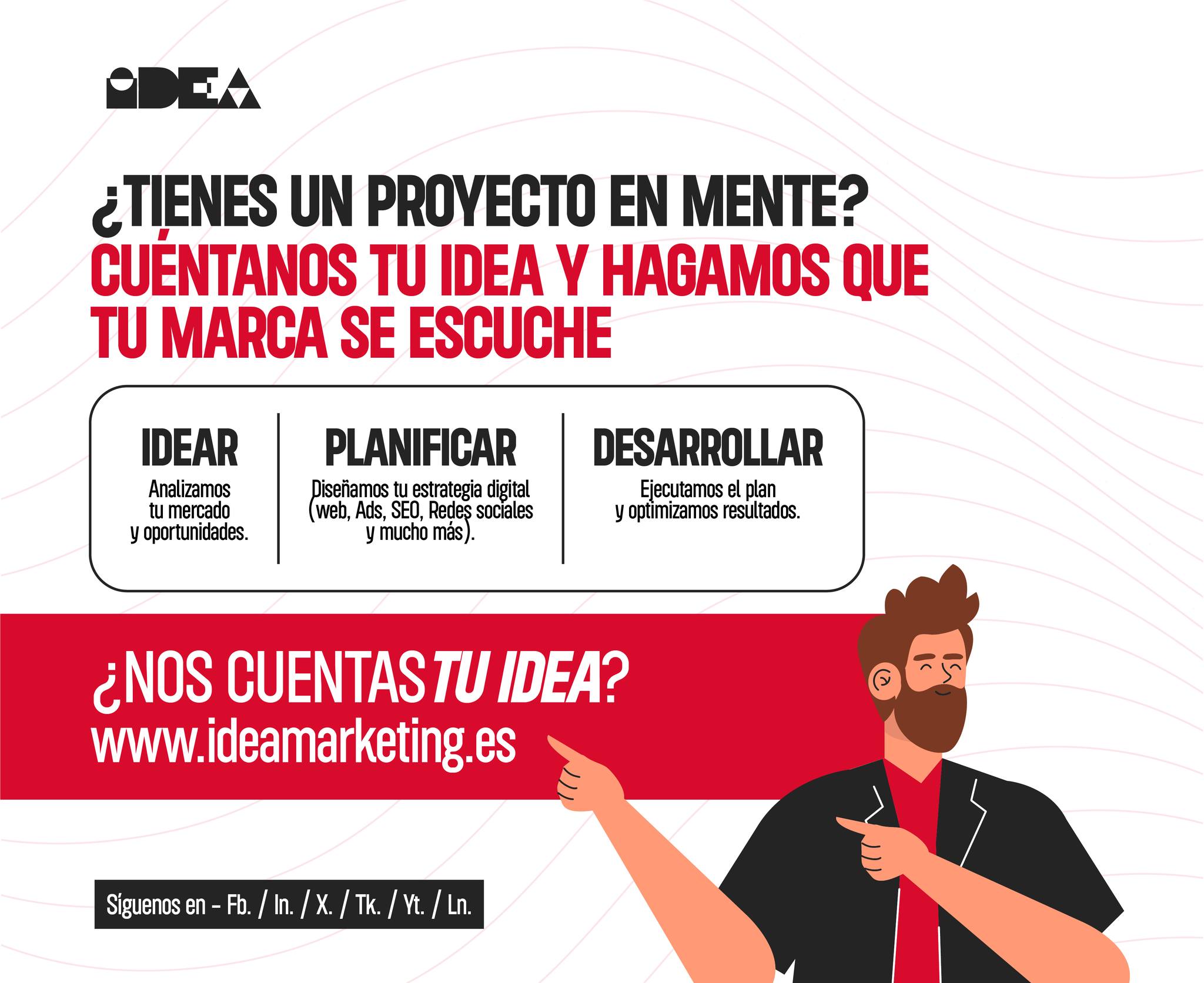 iDEA . Agencia de Marketing Digital (Lanzamiento de Marca 1)